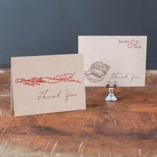 Coral Reef Thank You Cards