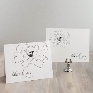 Simple Green Thank You Cards