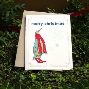 Mr Penquin Boxed Holiday Cards