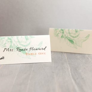 Vintage Lace Place and Escort Cards
