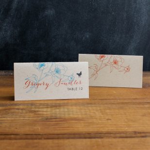 Wildflower Boho Place and Escort Cards