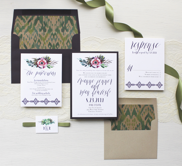 Floral Inspired Monogram Collection