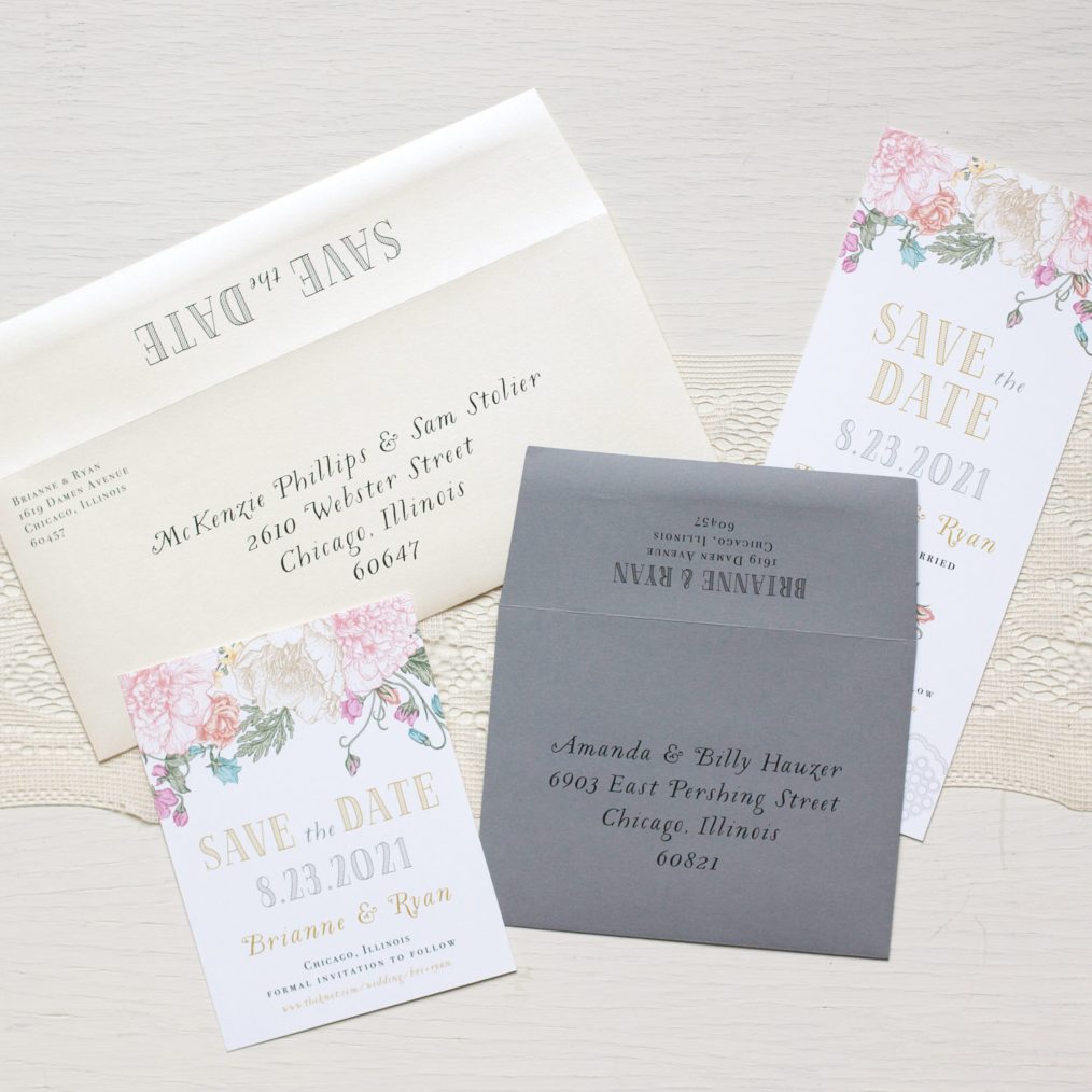 Shabby Chic Save The Dates