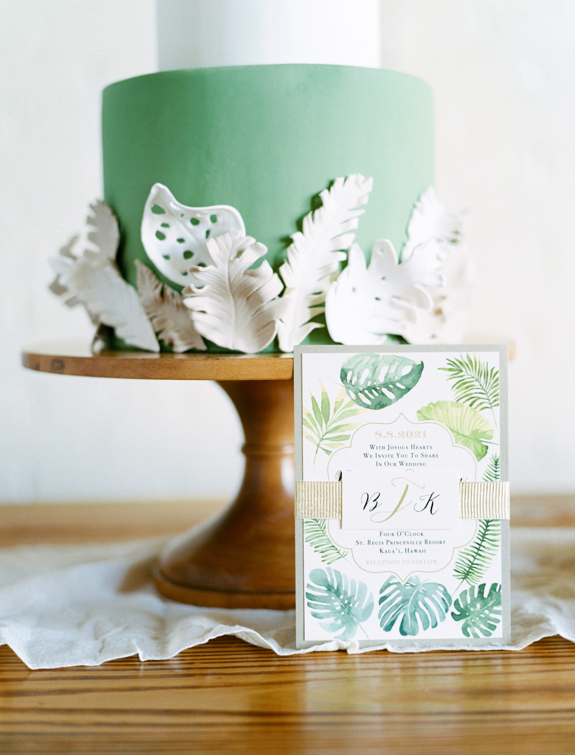 Let's Eat Cake! Wedding Cake Inspired by Wedding Invites - Beacon Lane