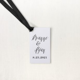 Modern Calligraphy Favor Tags