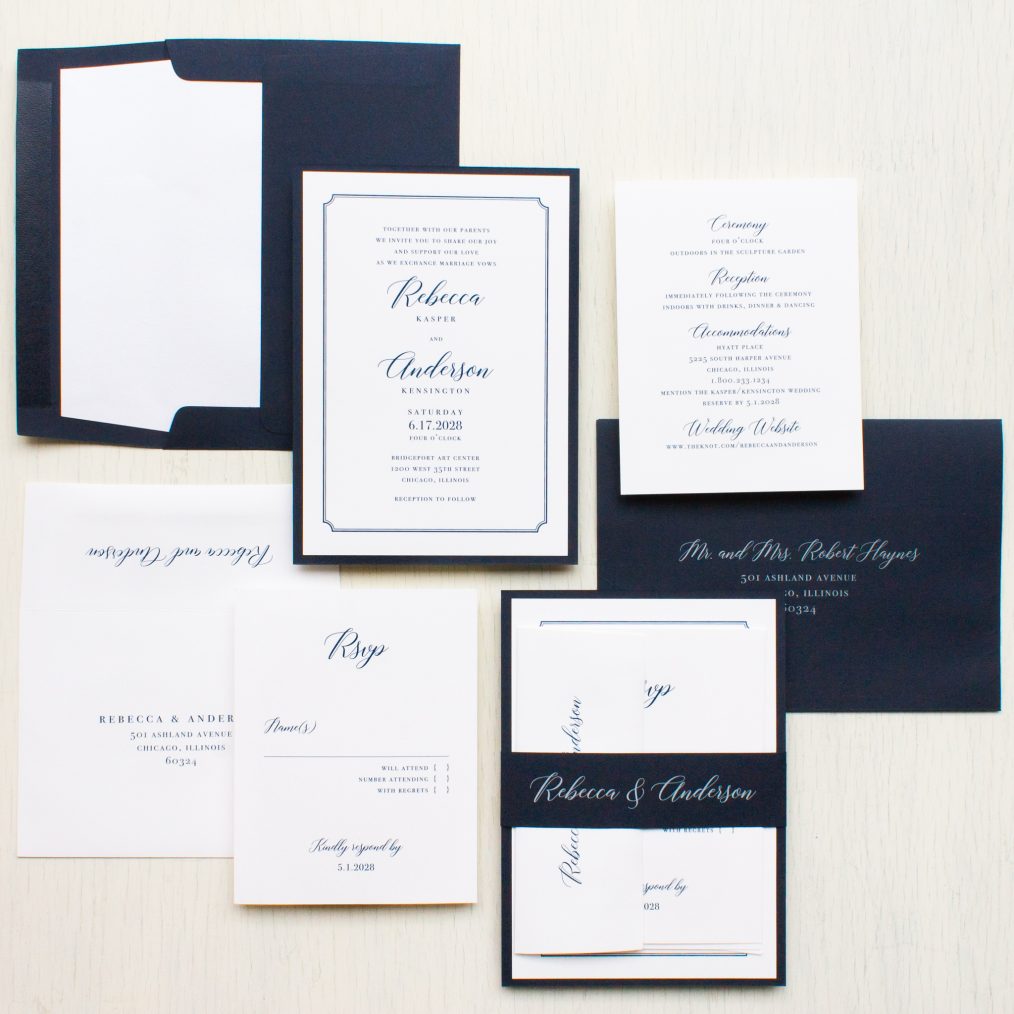 Elegant Simple Wedding Invitations