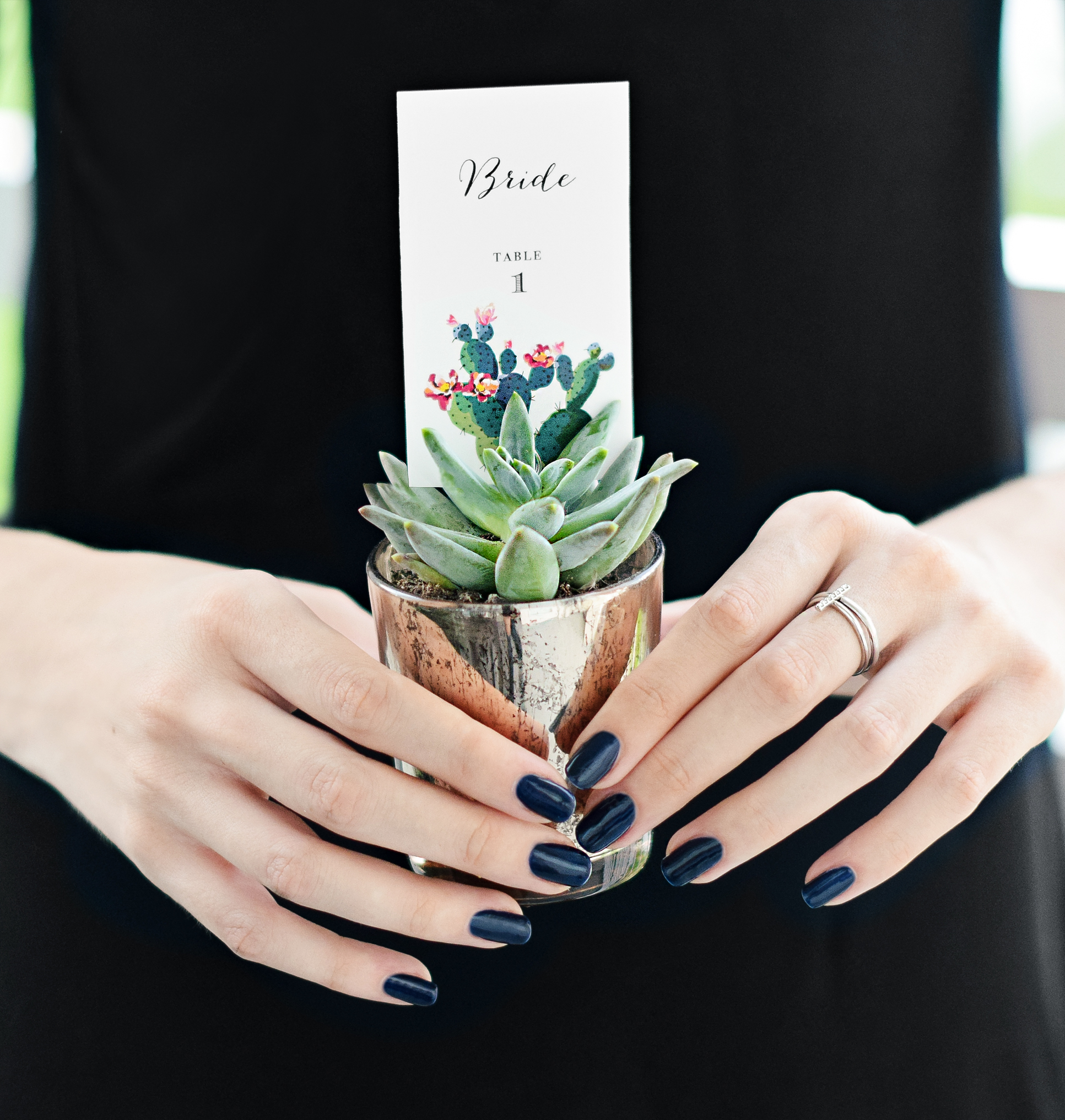 DIY Succulent Place Card Holders Beacon Lane Blog