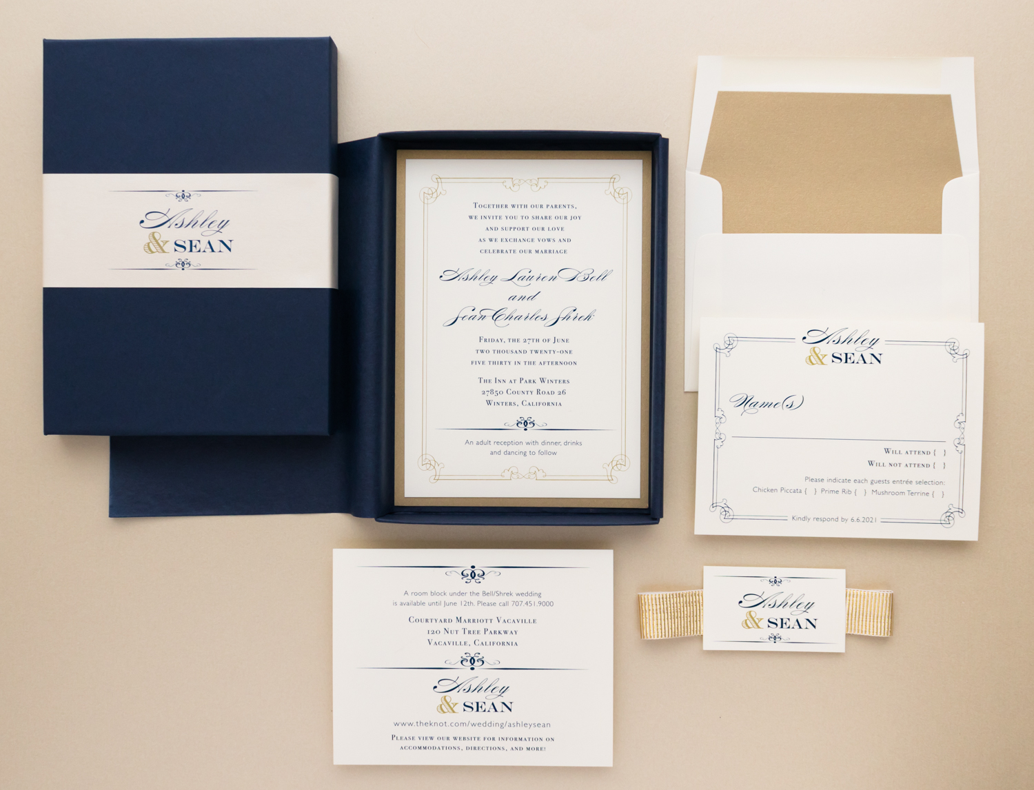 Envelpes Brown White BLUE CREAM 12 Personlized Wedding Bells Wishing Well Card