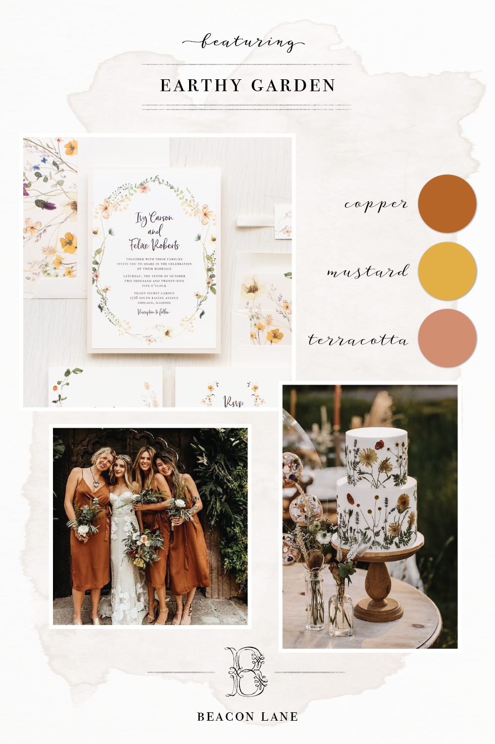 Earth wedding invitations | Beachweddingtips.com