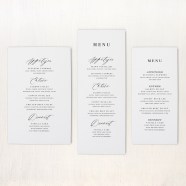 Menu Sizes For Wedding Sage And Gold Wedding Menus 2 Sizes DIY Table