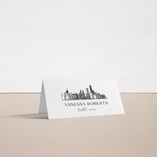 Chicago Skyline Place and Escort Cards