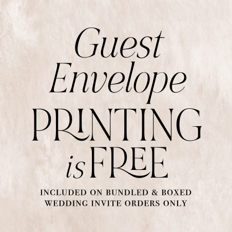 Guest Envelope Printing